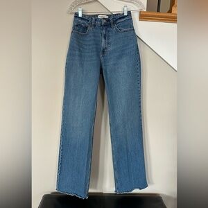 Abercrombie & Fitch Jeans 90s Relaxed High Rise Curve Love 25/0R ~ See Desc